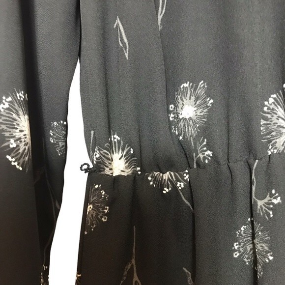 Ann Taylor‎ Loft Black Dandelion Shift Dress - Picture 6 of 10